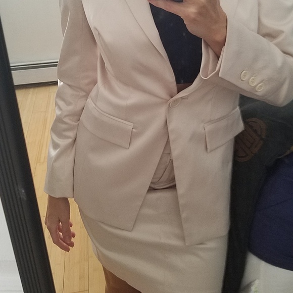 bebe Dresses | Bebe 2 Piece Skirt Blazer Career Suit | Poshmark